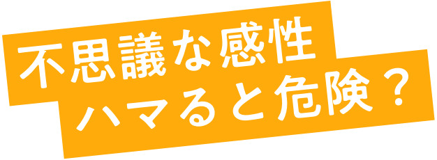 不思議な感性、ハマると危険？